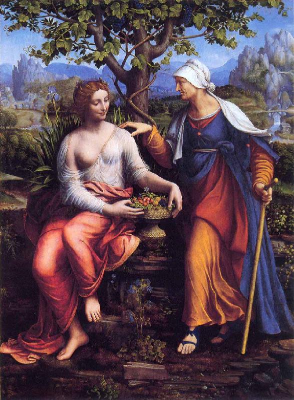 Zygmunt Waliszewski Vertumnus and Pomona oil painting image